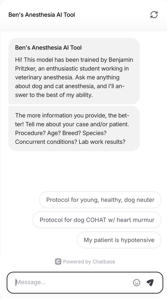 Anesthesia AI ChatBot